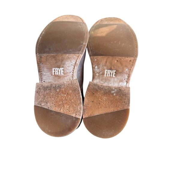 Frye Men’s Leather Dress Boots Size 8 Tyler Lace Up Brown - Picture 6 of 6